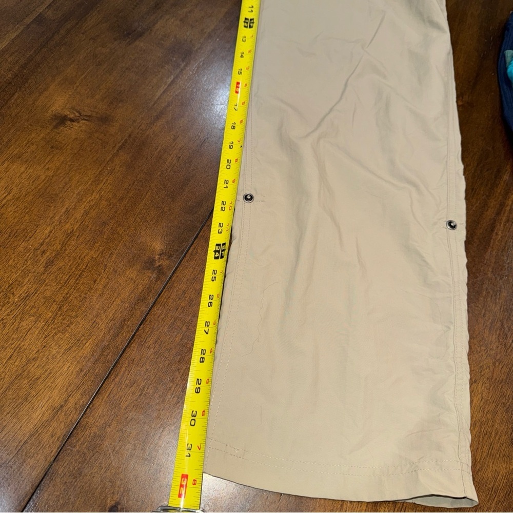 NWT White Sierra Roll Up Tan Khaki Hiking Performance Pant Women’s XL Gorpcore - Picture 14 of 15